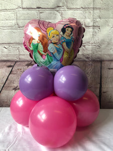 Mini Disney Princess Balloon Table Display