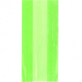 Lime Green Cello Bags - Pack Of 30