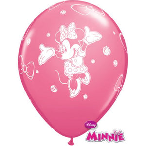 Minnie Mouse Latex Balloons (Pack 6) Uninflated