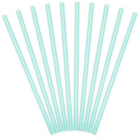 Pastel Blue Paper Straws (Pack of 10)
