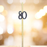 Age 80 Drinking Straw