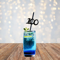 Age 100 Drinking Straws