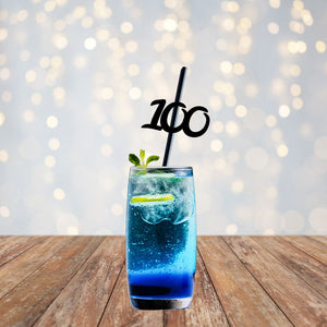 Age 100 Drinking Straws