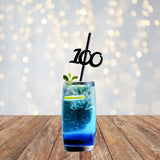 Age 100 Drinking Straws