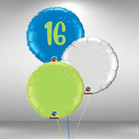 Age 16 Customisable Round Balloon Set
