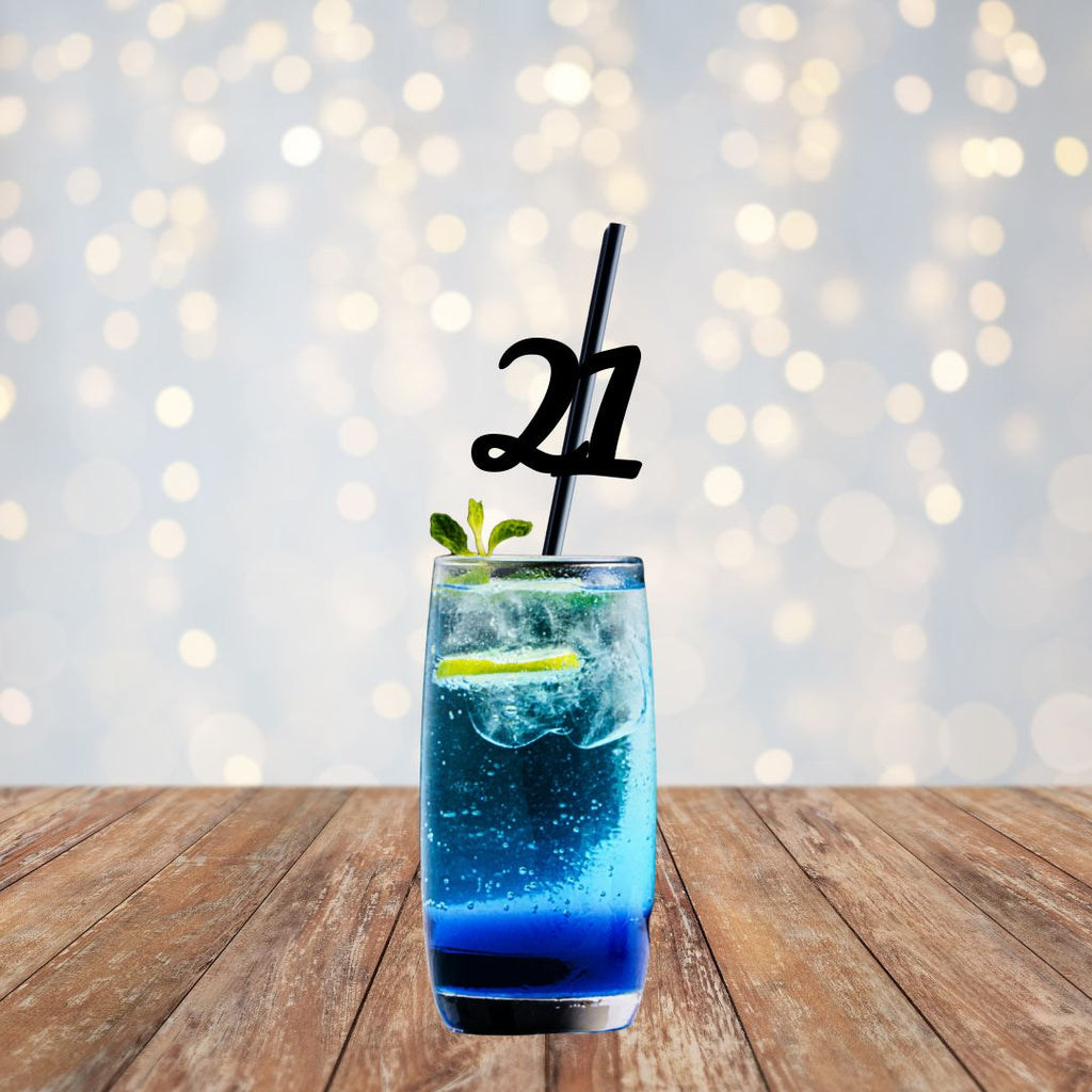 Age 21 drinking straws