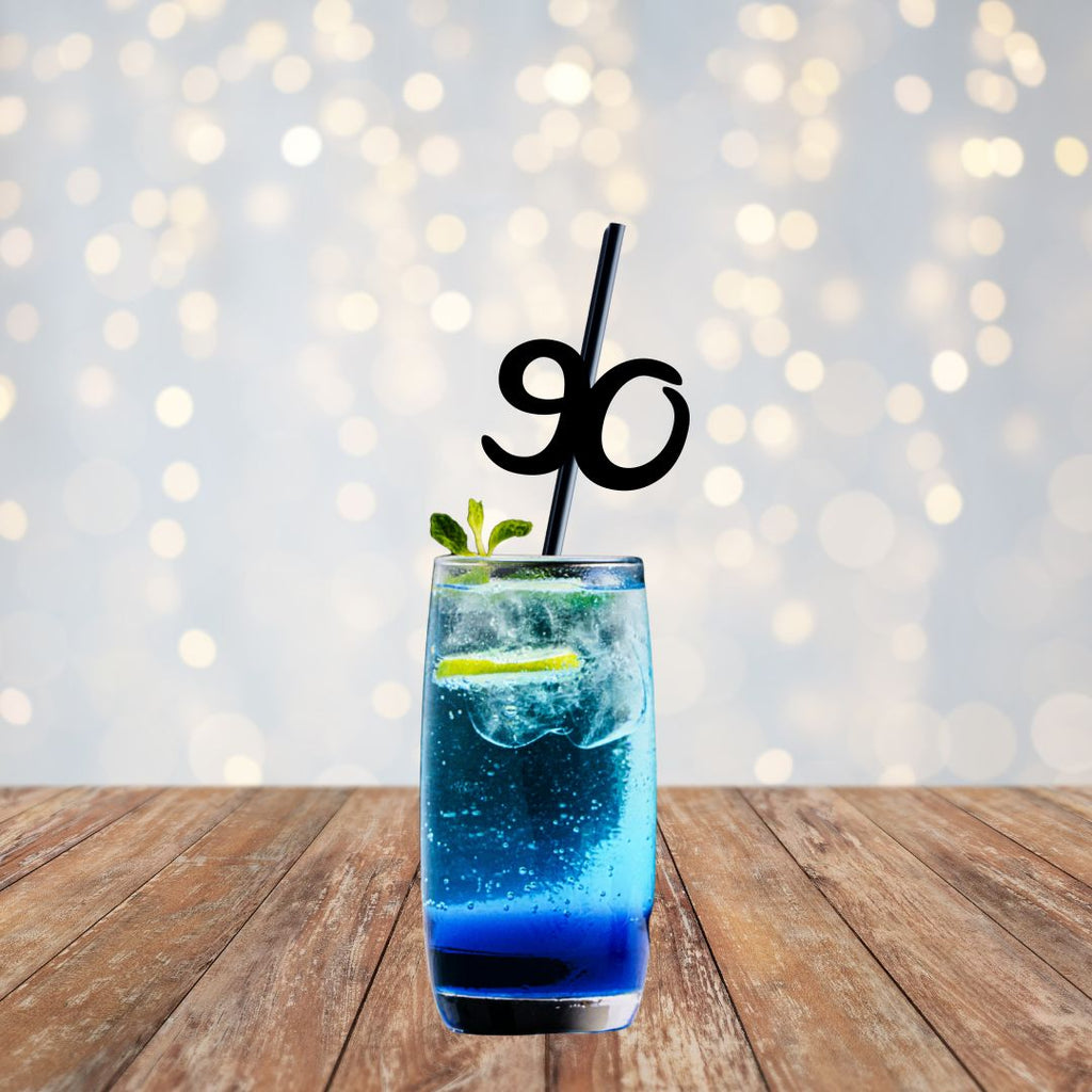 Age 90 Drinking Straws