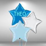 Age 1 Customisable Star Balloon Set Side 2