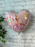 18" Barbie and Friends Heart Foil Balloon