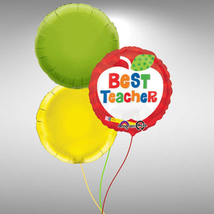 Best Teacher Balloon Display