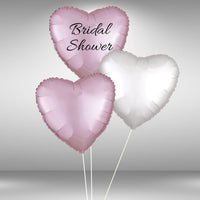 Customisable Bridal Shower Heart Balloon Set