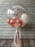 Clear Bubble Balloon With Tassel - Large Size