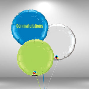 Customisable Congratulations Round Balloon Set