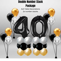 Double Number Stack Package Age 40