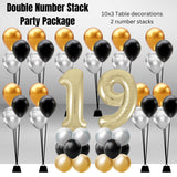 Double Number Stack Party Package Age 19