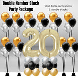 Double Number Stack Party Package age 20