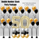 Double Number Stack Party Package age 50