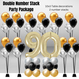 Double Number Stack Party Package age 90