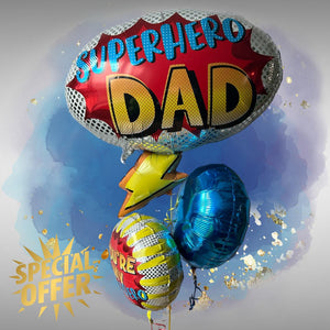 Father’s Day Superhero Balloon Cluster