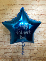 Father's Day Personalised Foil Star Balloon