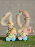 Floor Standing Double Number Flower Marquee