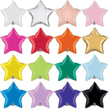 Foil star balloon colours