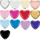 Foil Balloon Heart Colours