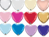 Heart balloon colours