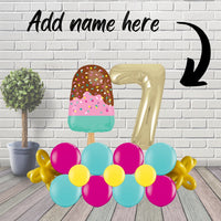 Floor Standing Ice Lolly Balloon Marquee