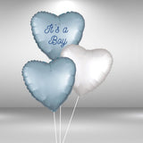 It's a Boy Heart Balloon Set