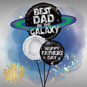 LargeBestDadGalaxyBalloonCluster