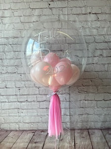 Clear Bubble Balloon With Tassel - Large Size