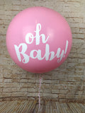 Oh Baby Pink Giant Latex Balloon