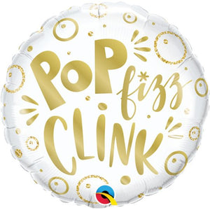 Pop, Fizz Clink Foil Balloon