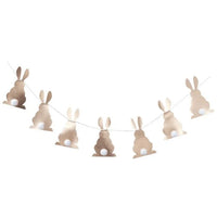Rose Gold Bunny Bunting