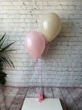 Set of 2 Latex Baby Pink and White Sand