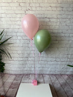 Set of 2 Latex Sage and Baby Pink