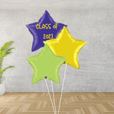 School Leavers Set Of Foil Stars