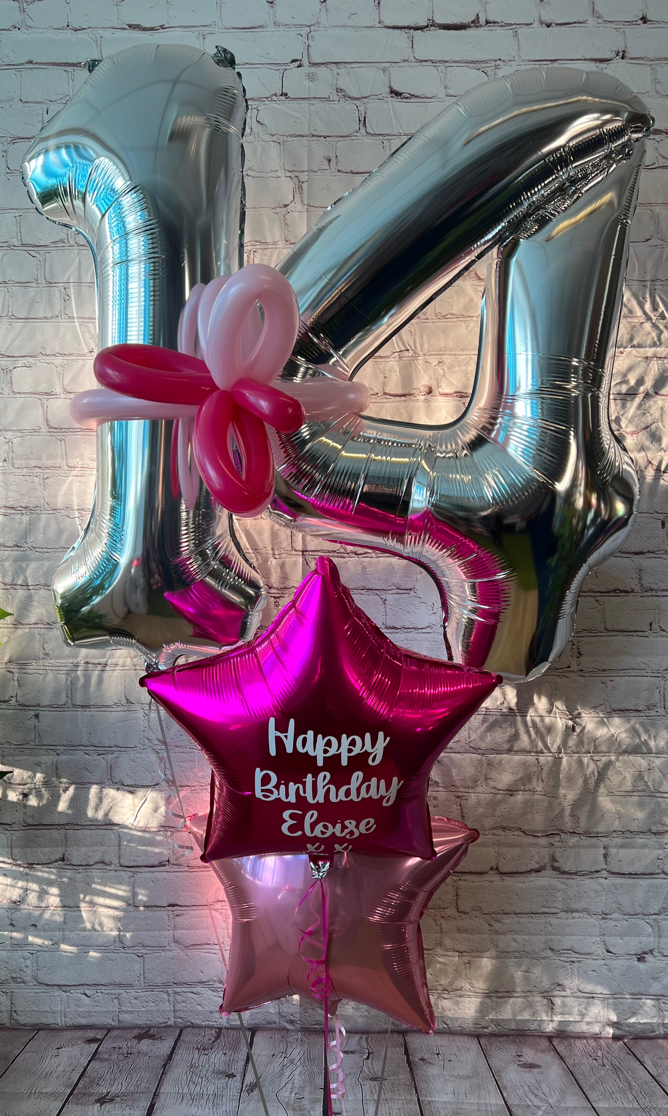 Large Silver Double Number Display | The Wow Shop