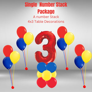 Single Number Stack Package Age 3