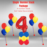 Single Number Stack Package Age 4