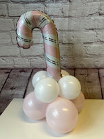 Small Table Top Pink & White Candy Cane