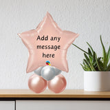 Star Foil Balloon Centrepiece