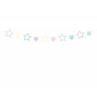 Unicorn Pastel Paper Stars Garland