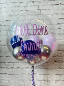 Exam Results Clear Bubble Balloon - Large Size