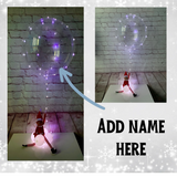 White LED Light Up Balloon Elf Arrival - Supply Your Own Elf
