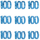 100th Blue Hanging Decorations