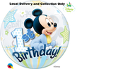 Mickey Mouse Age 1 Birthday Bubble Balloon