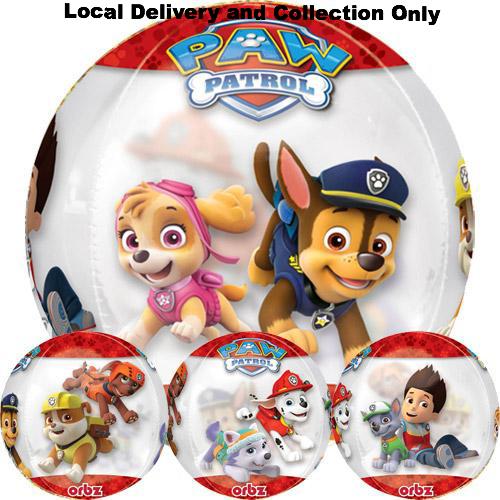 16" Orbz Paw Patrol Clear Foil Balloon