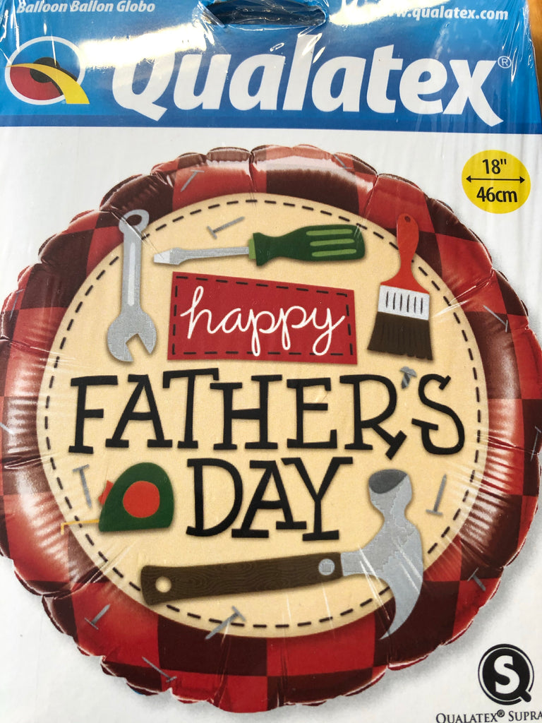 18" Happy Fathers Day DIY Foil Balloon
